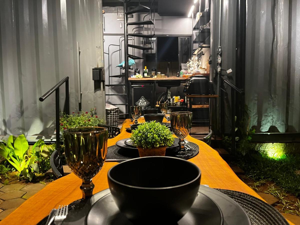 Container-Spa Quente, Projetor Cine, Lareira, Churrasqueira-20Km De Brotas Torrinha 외부 사진
